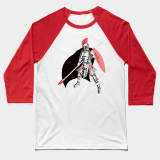 Futuristic Spartan Baseball T-Shirt